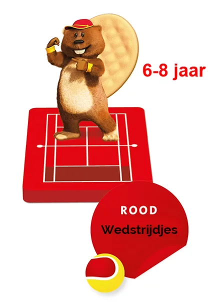 Rood, 6 tot 8 jaar